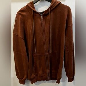 Women's Brown Hoodie Sweater